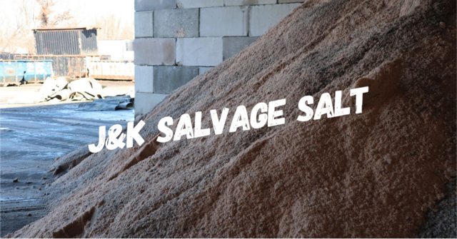 Bulk Salt, Ice Melt available from J&K Salvage