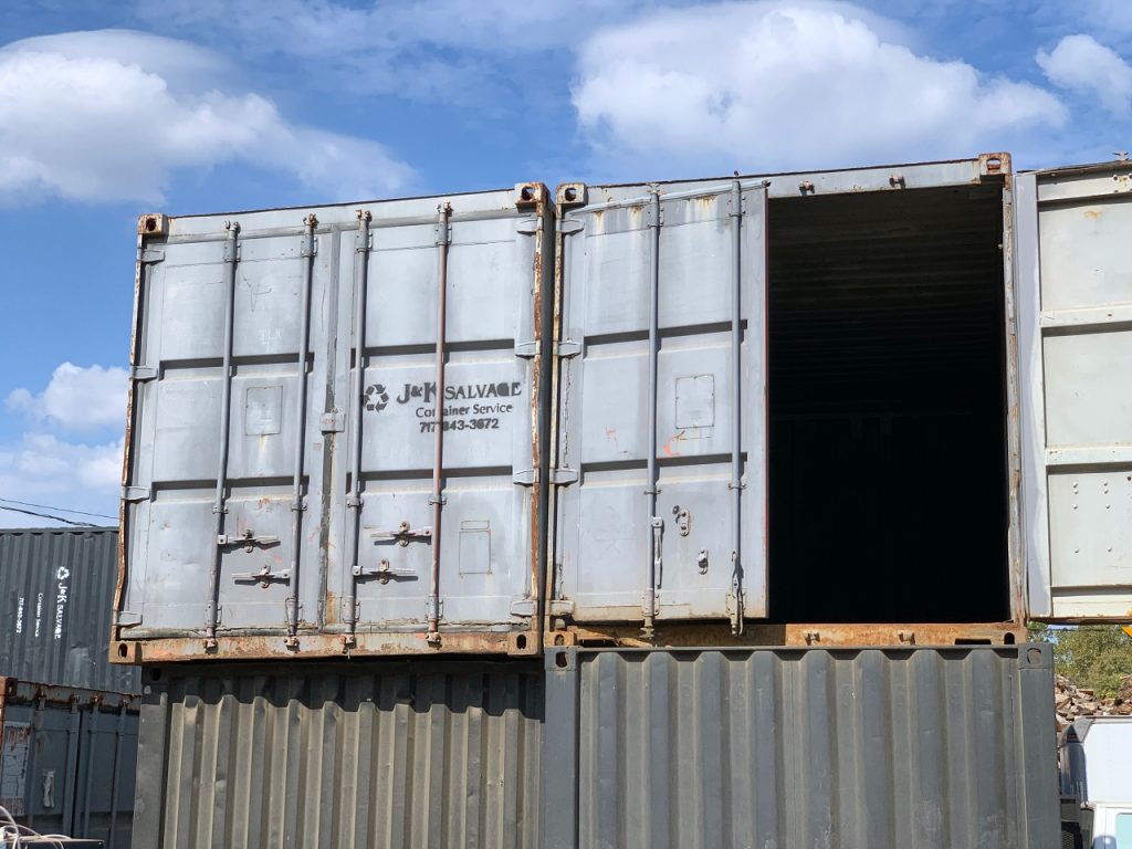 Secure Storage Containers at JK Salvage